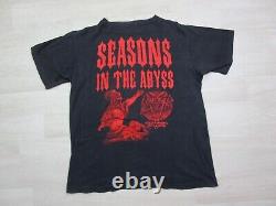 Slayer Vintage T Shirt (XL) Seasons in the Abyss Tour withTestament Rare Metal