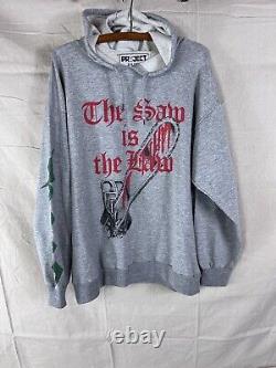 Sodom Saw Is The Law Vintage 1990 Hooded Sweatshirt Rare Metal Punk