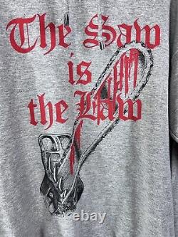 Sodom Saw Is The Law Vintage 1990 Hooded Sweatshirt Rare Metal Punk