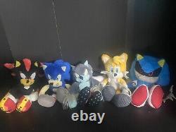 Sonic The Hedgehog Vintage Plush Jazwares Very Rare Shadow Tails Werehog Metal