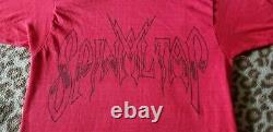 Spinal Tap Rare Original Vintage Tee Shirt 80s Small Super Thin And Rare Metal