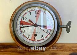 Submarine Soviet Clock Ship USSR Navy AntiMagnetic Russian Rare Wall Vintage