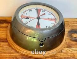 Submarine Soviet Clock Ship USSR Navy AntiMagnetic Russian Rare Wall Vintage