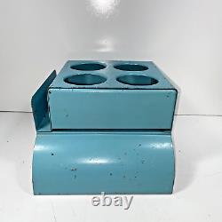 Super Rare Vintage Metal Car/Truck Console/Cup Holder Chevy Ocean Green like