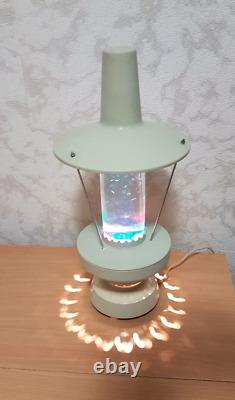 Table Lava Lamp Vintage Rare Soviet Space Rocket Night light USSR Soviet Glitter