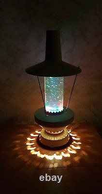 Table Lava Lamp Vintage Rare Soviet Space Rocket Night light USSR Soviet Glitter