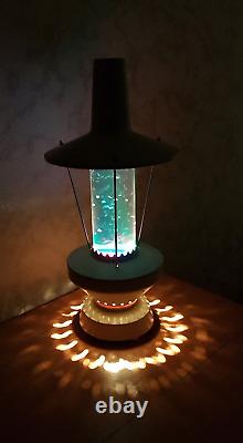 Table Lava Lamp Vintage Rare Soviet Space Rocket Night light USSR Soviet Glitter