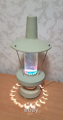 Table Lava Lamp Vintage Rare Soviet Space Rocket Night light USSR Soviet Glitter