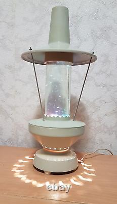 Table Lava Lamp Vintage Rare Soviet Space Rocket Night light USSR Soviet Glitter