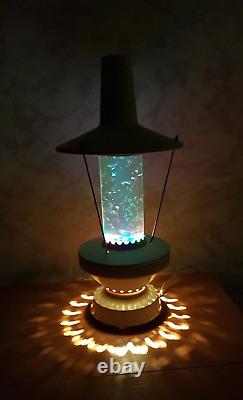 Table Lava Lamp Vintage Rare Soviet Space Rocket Night light USSR Soviet Glitter