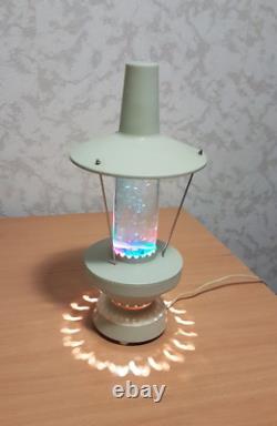 Table Lava Lamp Vintage Rare Soviet Space Rocket Night light USSR Soviet Glitter