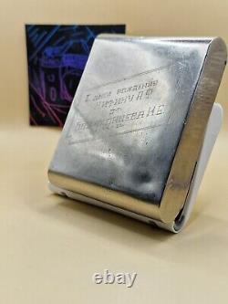 USSR Soviet Cigarette Case Vintage Kremlin 1951 year rare! Metal