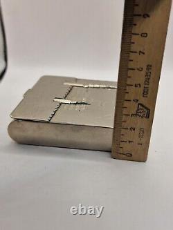 USSR Soviet Cigarette Case Vintage Kremlin 1951 year rare! Metal