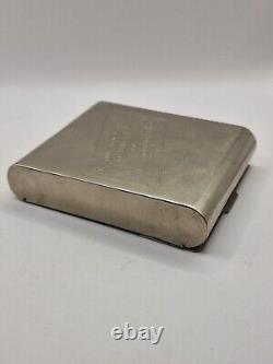 USSR Soviet Cigarette Case Vintage Kremlin 1951 year rare! Metal