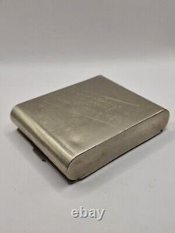 USSR Soviet Cigarette Case Vintage Kremlin 1951 year rare! Metal