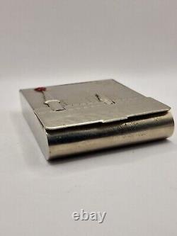 USSR Soviet Cigarette Case Vintage Kremlin 1951 year rare! Metal
