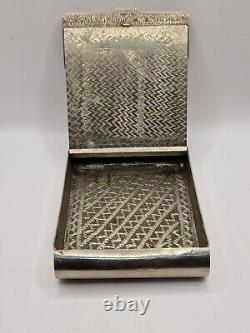 USSR Soviet Cigarette Case Vintage Kremlin 1951 year rare! Metal