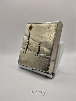USSR Soviet Cigarette Case Vintage Kremlin 1951 year rare! Metal