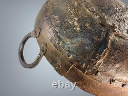 Ultra Rare Antique Norse Viking Cooking Pot Rivets Steel 800-1000ad