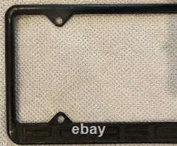 VERY RARE! Vintage Metal PORSCHE 911 914 924 930 License plate Frame. Used