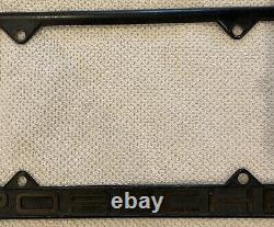 VERY RARE! Vintage Metal PORSCHE 911 914 924 930 License plate Frame. Used
