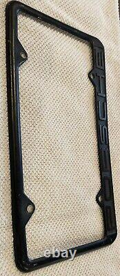 VERY RARE! Vintage Metal PORSCHE 911 914 924 930 License plate Frame. Used