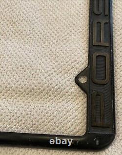 VERY RARE! Vintage Metal PORSCHE 911 914 924 930 License plate Frame. Used