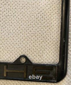 VERY RARE! Vintage Metal PORSCHE 911 914 924 930 License plate Frame. Used