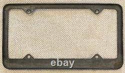 VERY RARE! Vintage Metal PORSCHE 911 914 924 930 License plate Frame. Used