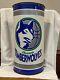 Vintage 1990's Minnesota Timberwolves 20 Inch Metal Trash Can, Rare-look