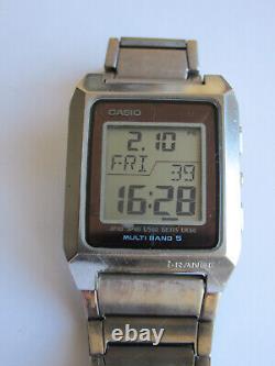 VINTAGE CASIO IRW-M200 WV-M401 i-RANGE TITANIUM MULTI BAND 5 TOUGH SOLAR RARE