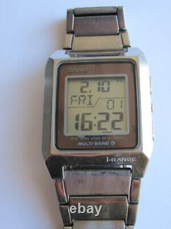 VINTAGE CASIO IRW-M200 WV-M401 i-RANGE TITANIUM MULTI BAND 5 TOUGH SOLAR RARE