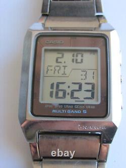 VINTAGE CASIO IRW-M200 WV-M401 i-RANGE TITANIUM MULTI BAND 5 TOUGH SOLAR RARE