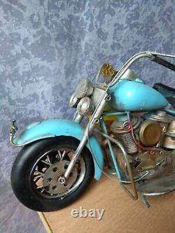 VINTAGE METAL Decorative motorcycle RARE hand made Germany item 90614 Tag