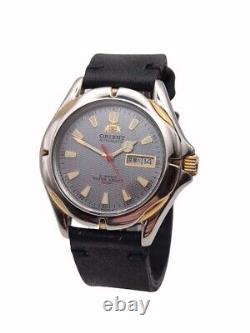 VINTAGE RARE DIVER 100m ST. STEEL MEN'S JAPAN AUTOMATIC WATCH ORIENT469EF5-90CA