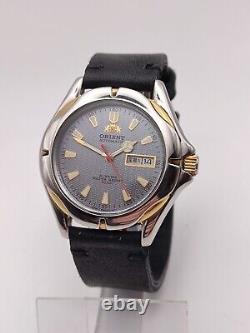 VINTAGE RARE DIVER 100m ST. STEEL MEN'S JAPAN AUTOMATIC WATCH ORIENT469EF5-90CA