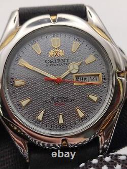 VINTAGE RARE DIVER 100m ST. STEEL MEN'S JAPAN AUTOMATIC WATCH ORIENT469EF5-90CA