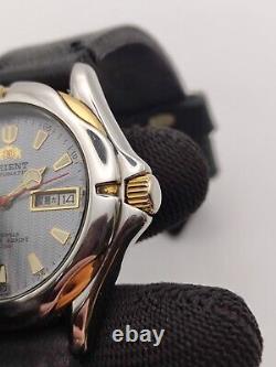 VINTAGE RARE DIVER 100m ST. STEEL MEN'S JAPAN AUTOMATIC WATCH ORIENT469EF5-90CA