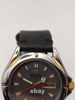 VINTAGE RARE DIVER 100m ST. STEEL MEN'S JAPAN AUTOMATIC WATCH ORIENT469EF5-90CA