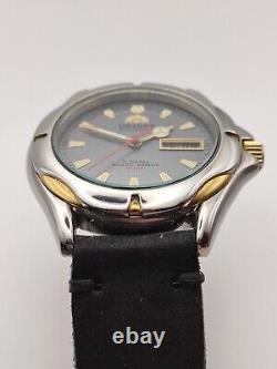 VINTAGE RARE DIVER 100m ST. STEEL MEN'S JAPAN AUTOMATIC WATCH ORIENT469EF5-90CA