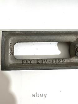 VINTAGE RARE EMPIRE LEVEL MFG CO 2 Foot Metal Speed Level 24 MADE IN USA 1922