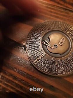 VINTAGE Rare 1974 Oklahoma Sooners Bronze Medalian. Very Nice Item