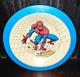 Vintage Very Rare Metal Plate Meister Brazil Spider Man Spiderman Marvel 1977