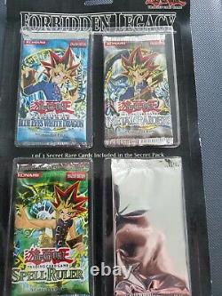 VINTAGE! Yugioh! FORBIDDEN LEGACY FL1 Blister Pack LOB MRD SRL BEWD SEALED RARE