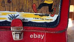 VINTAGE vinyl lunchbox lunch box Walter Lantz Woody Woodpecker very rare