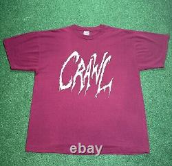 VTG 90s Rare Obscure Crawl Everyday Burns Erie PA Men's XL Band T Shirt