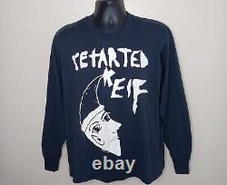 VTG 90s Retarted Elf XL Band T-shirt Single Stitch USA Long Sleeve Austin RARE