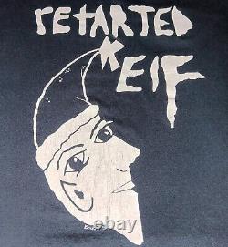 VTG 90s Retarted Elf XL Band T-shirt Single Stitch USA Long Sleeve Austin RARE