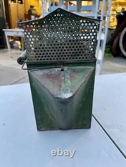 Very Rare Submarine Minnow Bucket by Wellston Metal Products Bait Vintage