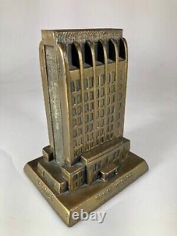 Very Rare Vintage Metal Tidwell Bible Building Souvenir Replica
